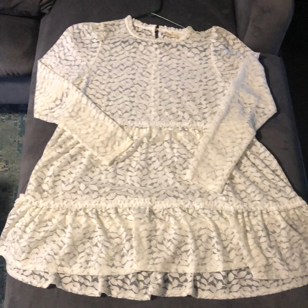 White lace frock